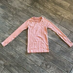 Lululemon Athletica Pink Long Sleeve Tee